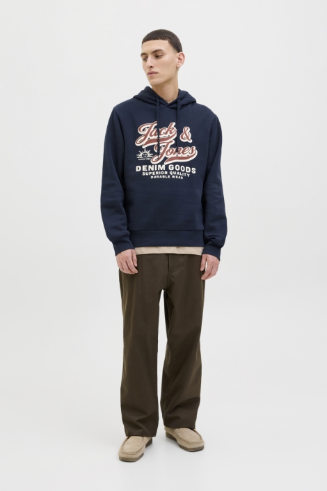 Jack & Jones jjelogo sweat hood 2 col 25/26 noos